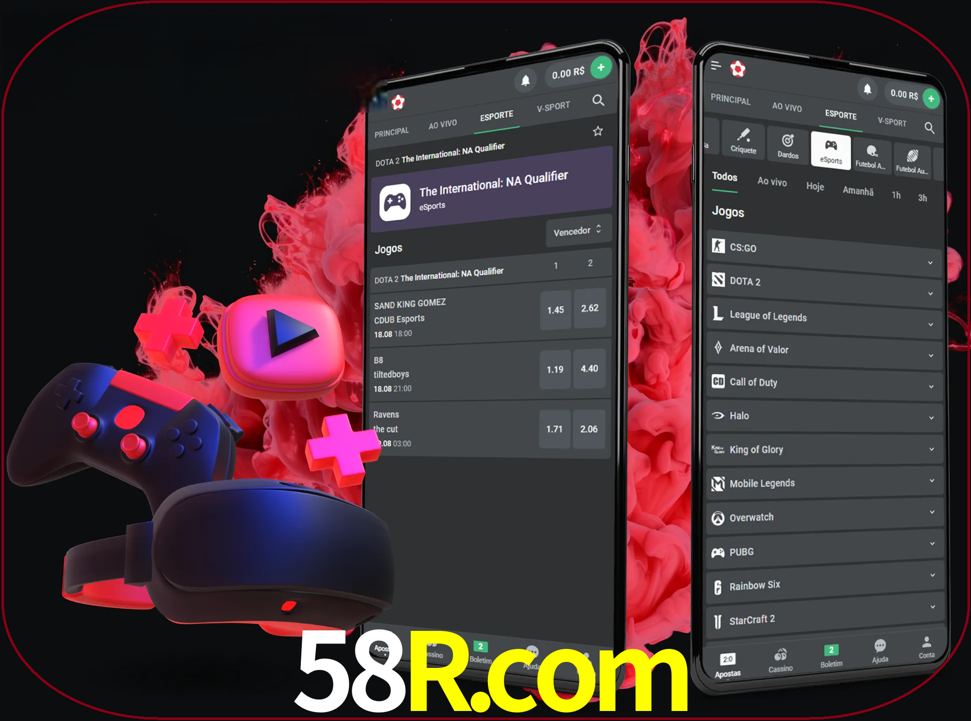 Para ter a aplicação móvel 58r no seu smartphone, basta descarregar o ficheiro apk e seguir as instruções.